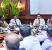 Secretary to the President Meets Upcountry Hindu Priests 
